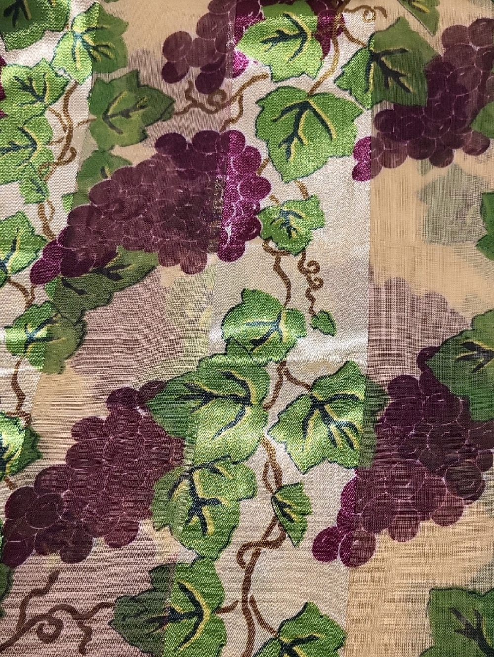 Assorted Patterned Scarves - Purple, Green, Blue, Navy - Picture 2 of 9